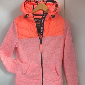 Superdry Storm Half Hybrid Zip Hoodie